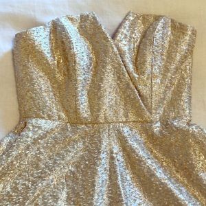Naven Gold A-Line Cocktail Dress
